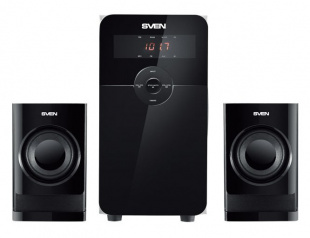 Sven MS-2000 черный (40Вт FM-тюнер USB/SD дисплей ПДУ) Колонки