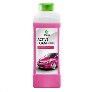 Автошампунь Grass Active Foam Pink 1л Шампунь Авто