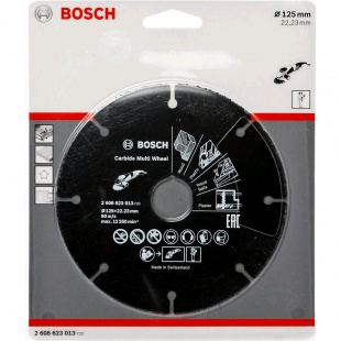 Круг отрезной Bosch по дереву для УШМ 125 мм (013) диск с напайками