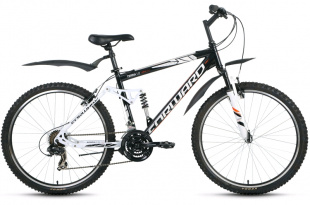 26 Forward TERRA 1.0 (18"/26" 21 ск.) черный/белый матовый велосипед