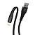 Devia Braid Series Cable Lightning 1m - Black (6938595326509) Кабель