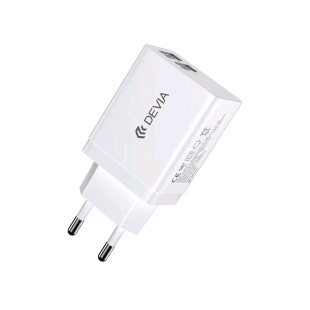 Devia Smart Series 2 USB Charger - White (6938595329593) Зарядное устройство