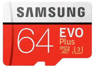 microSDXC 64Gb Class10 Samsung MB-MC64GA/RU EVO PLUS 2 + adapter Флеш карта