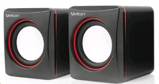 Velton VLT-S084J 2.0, 6Вт(3Вт*2), Аудио выход: 3,5 Jack, питание USB Колонки