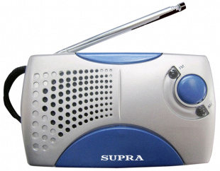 Supra ST-113 silver/blue радиоприемник