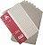 Разделитель индексный Бюрократ ID108 A4 пластик 1-31 с бумажным оглавлением серые разделы