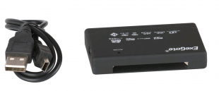 Exegate CR-319, CF/M2/MMC/SD/SDHC/XD USB 2.0 Устройство чтения карт памяти