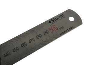 Линейка измерительная металл. 500 мм (Sturm) 2040-01-500