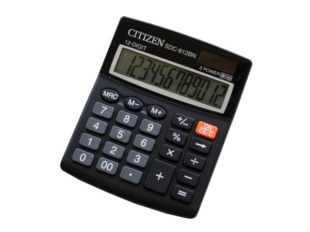 Citizen SDC-812BN черный 12-разр. % Калькулятор