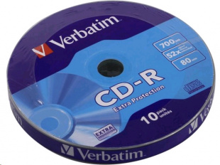 CD-R Verbatim 700Mb 52x bulk (10шт) (43725) диск