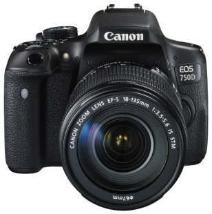 Canon EOS-750D Kit 18-135mm IS STM Фотоаппарат зеpкальный
