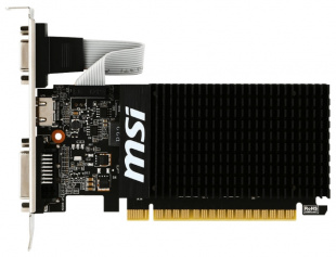 MSI PCI-E GT 710 1GD3H LP nVidia GeForce GT 710 1024Mb 64bit DDR3 954/1600 DVIx1/HDMIx1/CRTx1/HDCP R Видеокарта