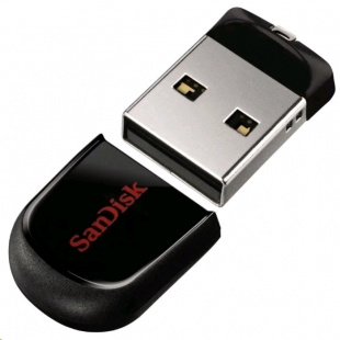 64Gb Sandisk Cruzer Fit SDCZ33-064G-G35 USB2.0 черный Флеш карта