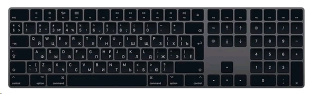 Apple Magic Keyboard with Numeric Keypad (MRMH2RS/A) Space Gray Bluetooth Клавиатура