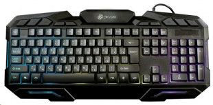 Oklick 700G черный USB Multimedia Gamer LED Клавиатура