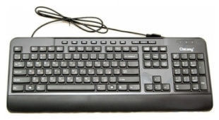 Chicony KU-0950 USB black, 10 hot keys, build-in palmrest Клавиатура