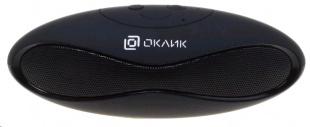 Oklick OK-10 черный 3W 1.0 BT/USB 5м Колонки