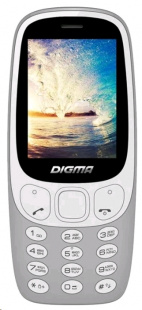 Digma N331 2G Linx 32Mb серый Телефон мобильный