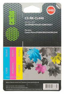 Cactus CS-RK-CL446 многоцветный для Canon Pixma MG2440/MG2541 (3*30ml) Чернила