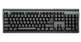Chicony KU-9810-BL, USB, черная Клавиатура