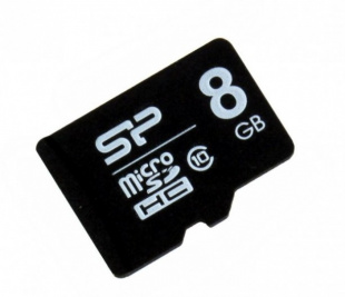 micro SDHC 8Gb class10 Silicon Power SP008GBSTH010V10 Флеш карта