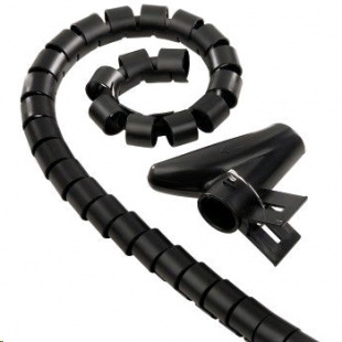 Hama H-20643 (00020643) 2m black кабельный органайзер