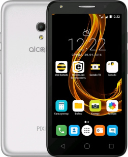 Alcatel 5045D Pixi 4 4G 8Gb silver/black Телефон мобильный