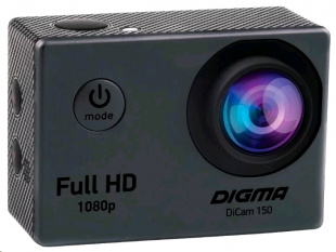 Digma DiCam 150 серый Экшн камера