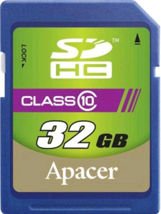 SDHC 32 Gb Apacer class10 (AP32GSDHC10-R) Флеш карта