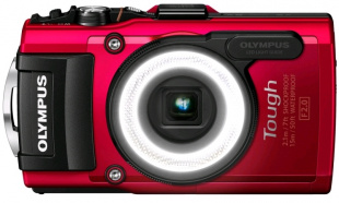 Olympus TG-4 красный  + кольцо макро-подстветки LG-1 Фотоаппарат