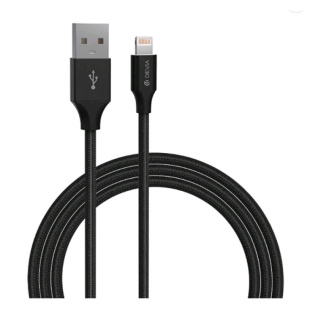 Devia Gracious Cable For Lightning (5V.2.1A 2M) - Black (6938595348693) Кабель