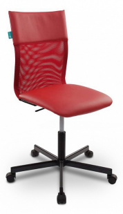 Бюрократ CH-1399/RED спинка сетка красный сиденье красный искусственная кожа крестовина металл Кресло