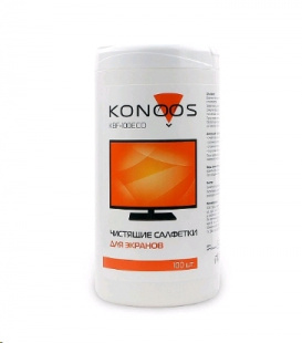 Konoos KBF-100ECO для экранов в банке 100 шт. Чистящие средства