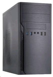 Foxline FL-628 Pentium G5400(3.7GHz)/4Gb/SSD240Gb/GT710 2Gb/DVDRW/500W/DOS/Black Компьютер