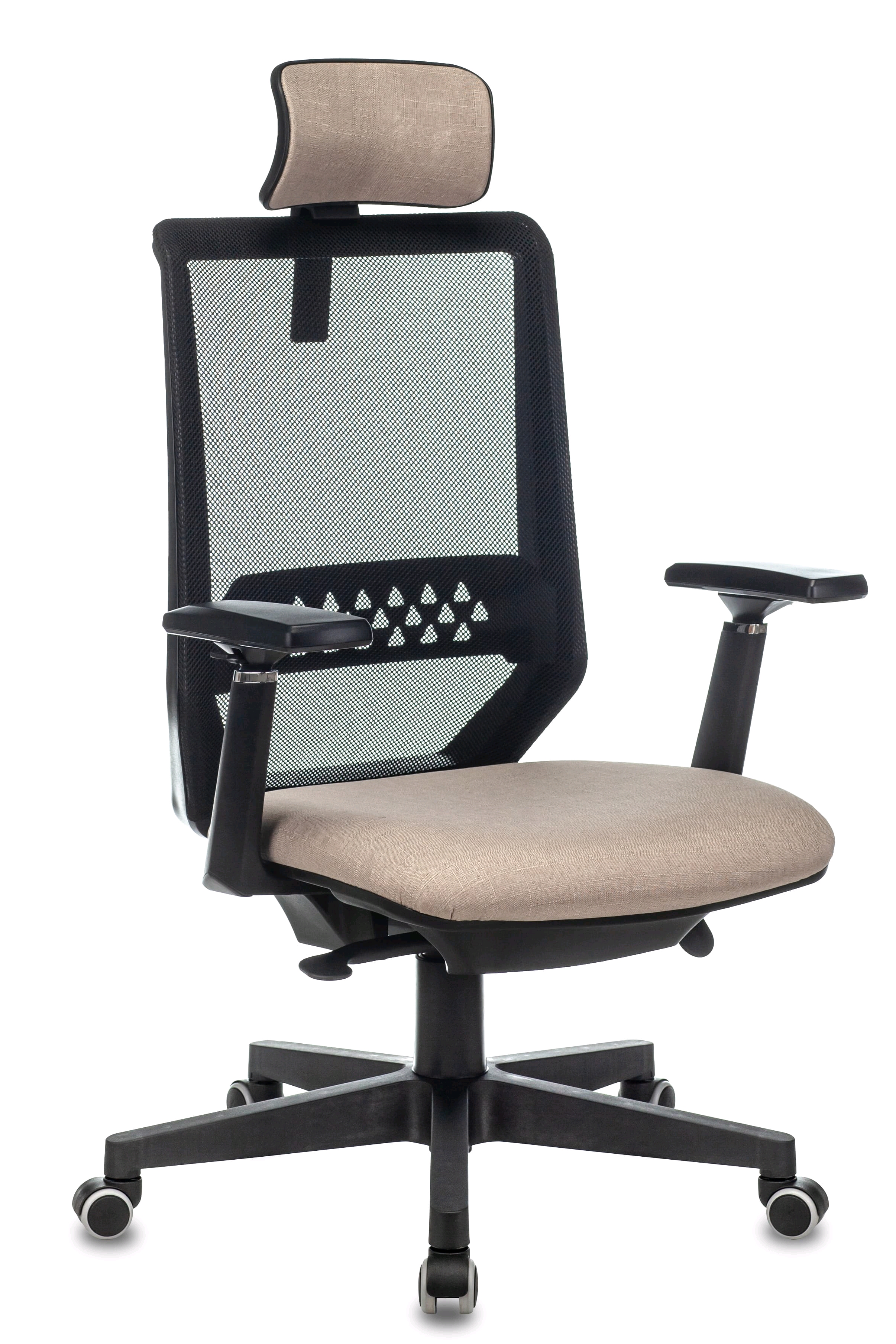 Бюрократ EXPERT черный TW-01 сиденье бежевый 38-402 сетка/ткань с подголов. крес EXPERT BEIGE Кресло