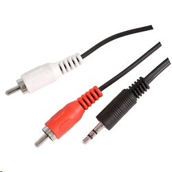 Видеокабели и переходники Переходник (2xRCA M - 3.5mm Jack F) SPARKS SP3001 — фото, цена, купить