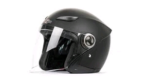 Мотошлемы HIZER 219 (L) #2 matte-black открытый — фото, цена, купить