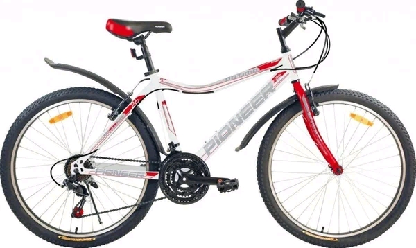 26 PIONEER Optima 26"/16'' white-red-gray велосипед