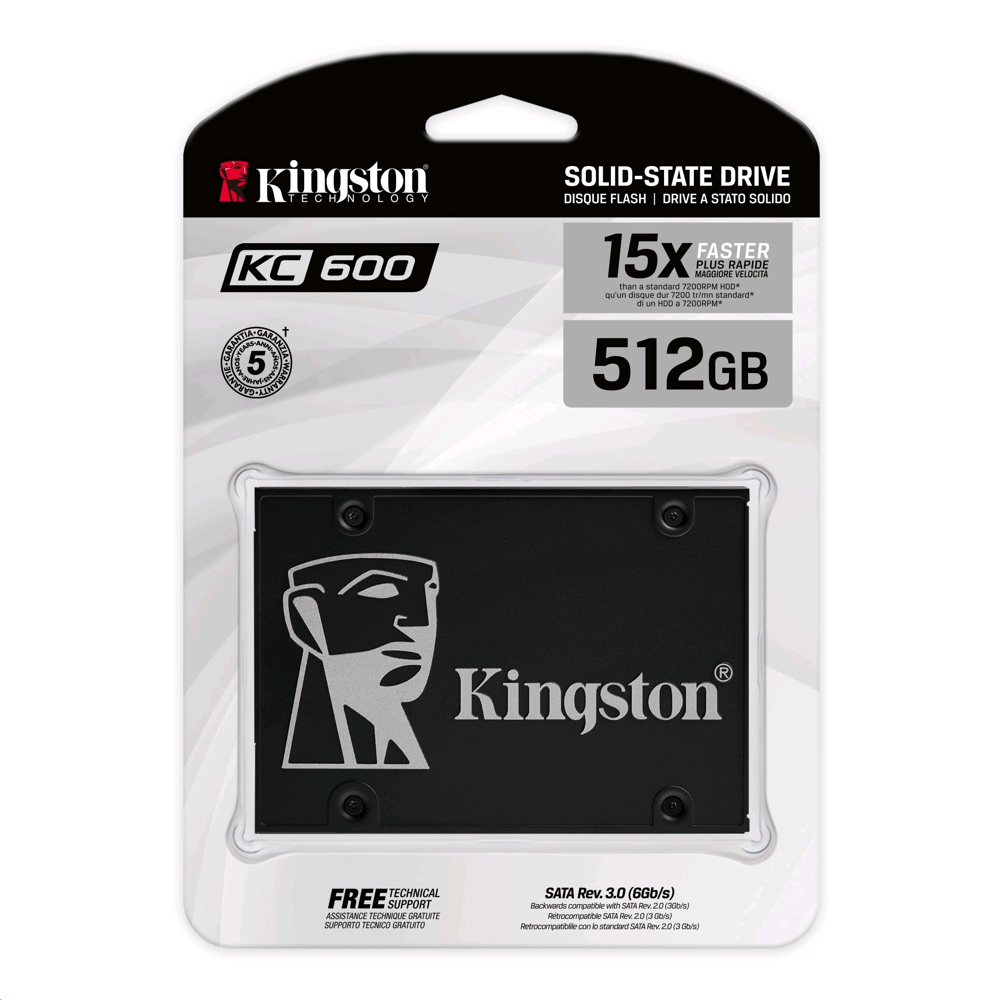 Kingston SKC600/256G Накопитель SSD