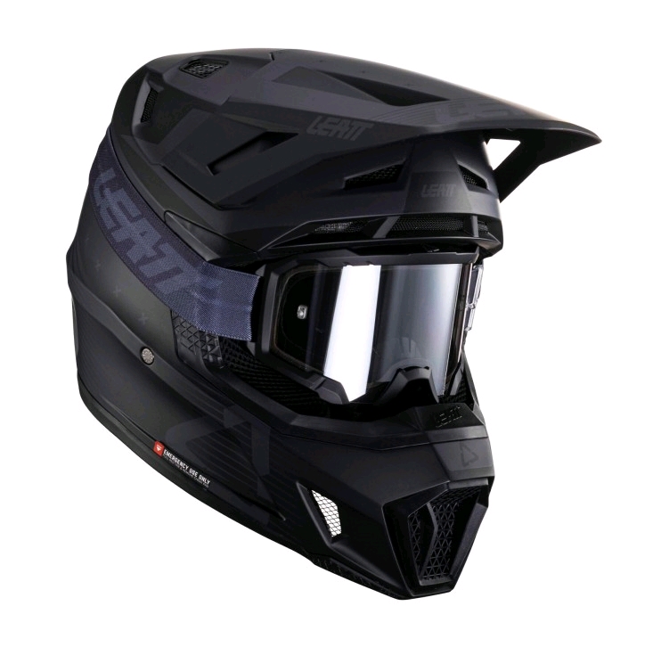 Leatt Moto 7.5 Helmet Kit (Stealth, L, 2024 (1024060323)) Мотошлем
