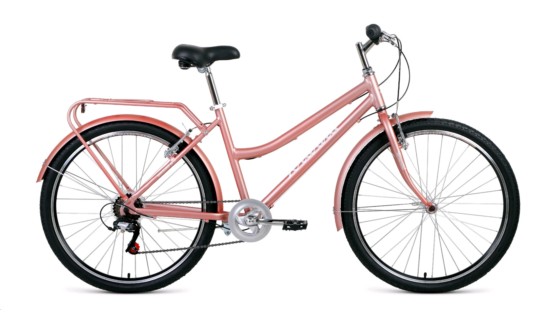 26 FORWARD BARCELONA AIR 26 1.0 (рост 17" 7ск.) 2020-2021, серый/розовый велосипед