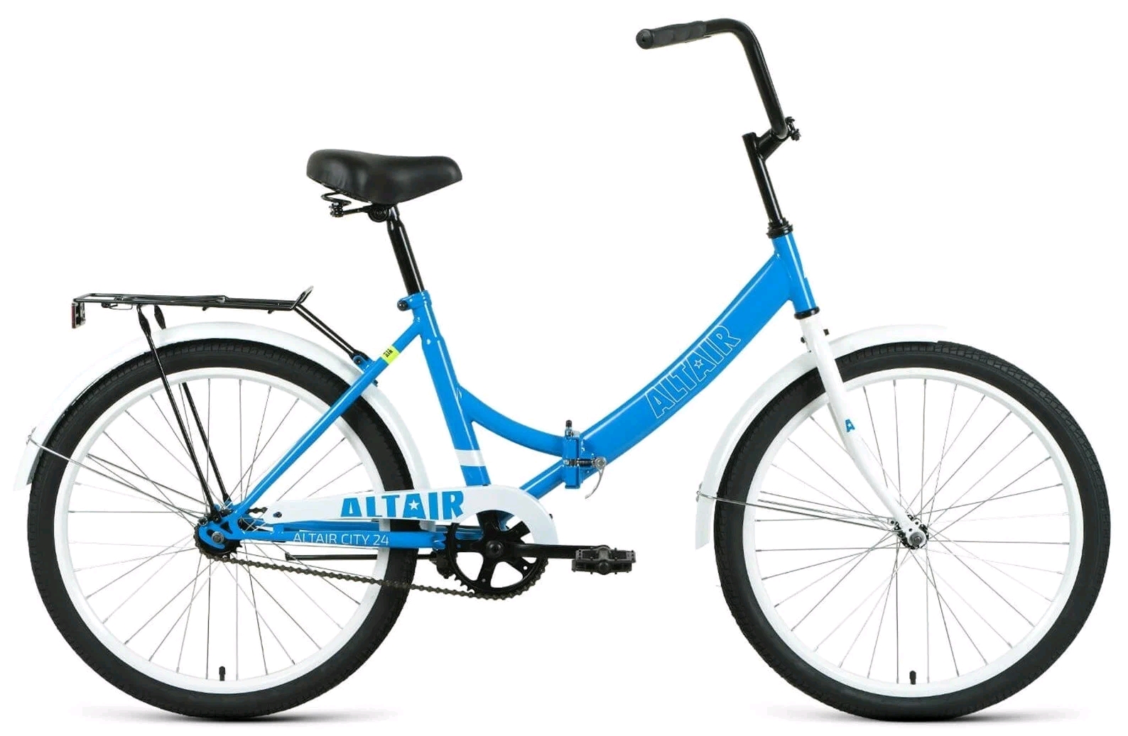 24 ALTAIR CITY 24 (24" 1 ск. рост. 16") 2022, голубой/белый, RBK22AL24011 Велосипед велосипед