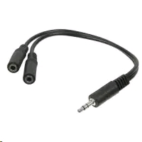 Видеокабели и переходники Переходник (3.5mm Jack M - 2x3.5mm Jack F) SPARKS SP3000 — фото, цена, купить