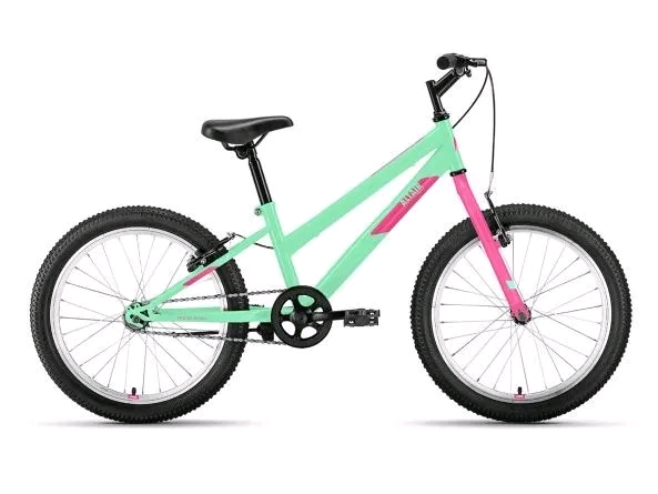 20 ALTAIR MTB HT 20 LOW (20" 1 ск. рост. 10.5") 2022, мятный/розовый, IBK22AL20085 велосипед