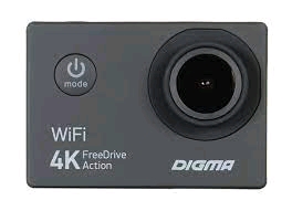 Digma FreeDrive Action 4K WiFi черный 8Mpix 2160x3840 2160p 150гр. Allwinner V3 Видеорегистратор