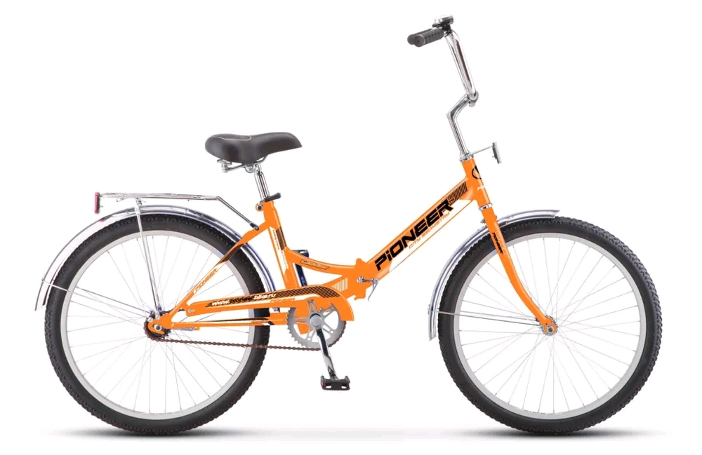 24 PIONEER Oscar 24"/14" 2020-2021 orange-black-white велосипед