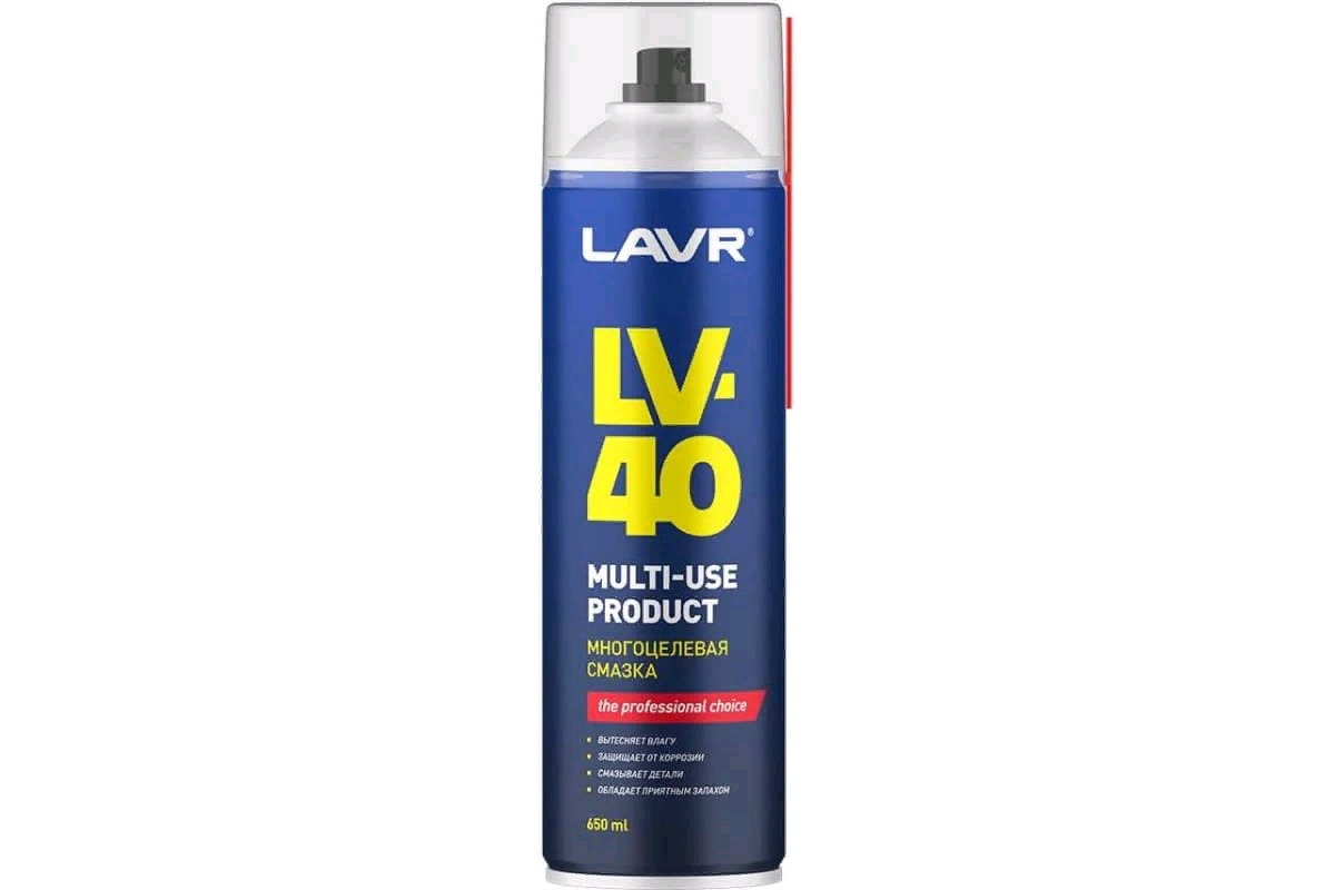 LAVR Многоцелевая смазка LV-40 Service multy-purpose spray 650 мл (арт. Ln3504) Масла, присадки