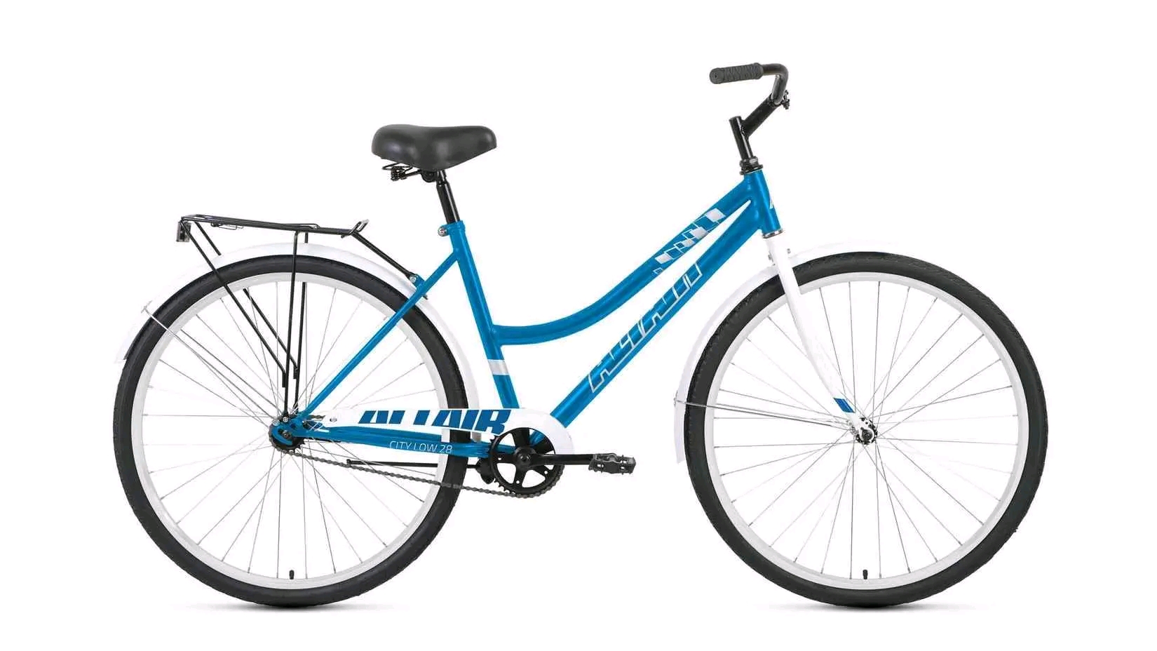 28 ALTAIR CITY 28 low (28" 1 ск. рост. 19") 2022, голубой/белый, RBK22AL28024 Велосипед велосипед