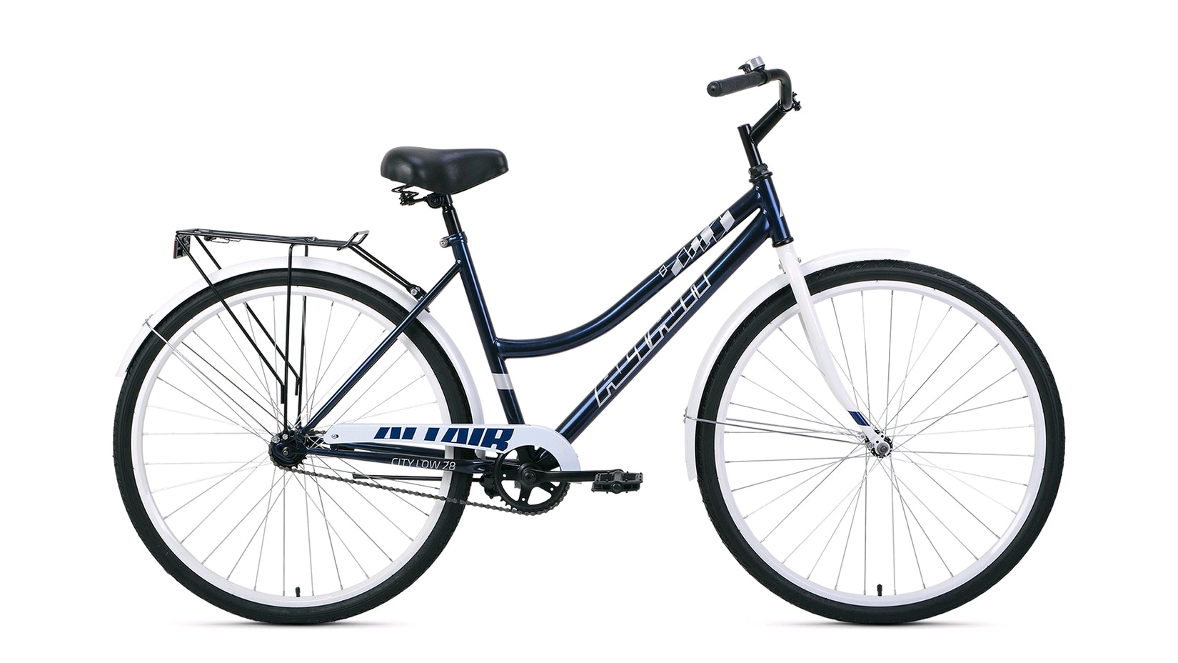 28 ALTAIR CITY 28 low (28" 1 ск. рост. 19") 2022, темно-синий/белый, RBK22AL28021 Велосипед велосипед