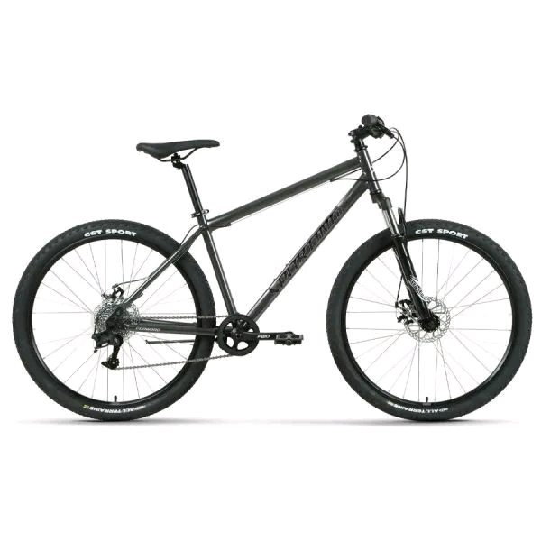 27,5 FORWARD SPORTING 27,5 2.0 D (27,5" 8ск. рост.17") 2023, темно-серый/черный,RB3R78136DGYXBK велосипед